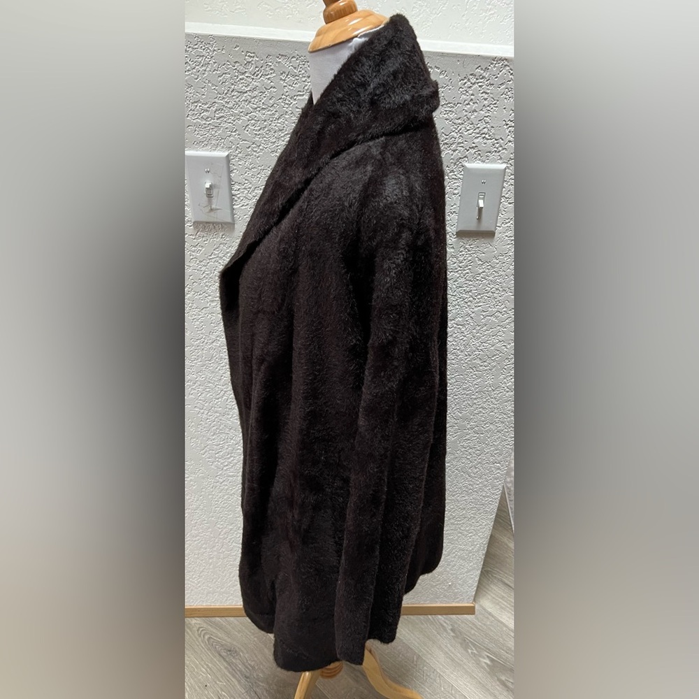 Liverpool NWT Open Front shawl collar Mink cardigan Size Medium - Picture 7 of 14